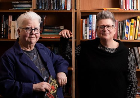 Val McDermid and Jo Sharp