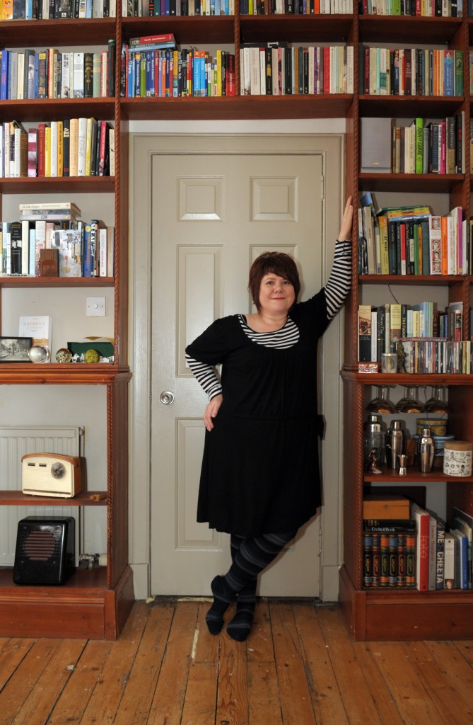 Author Louise Welsh at her home in Glasgow